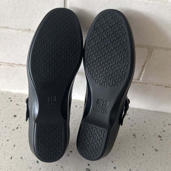 SAS Black Classic Leather Mary Jane Shoes Comfortable Women’s Size 4 Made in USA - Picture 5 of 12
